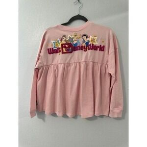 Disney Princesses Walt Disney World Spirit Jersey Kids XL Pink Long Sleeve